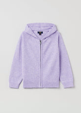 Ovs Girls Zip Through Knit Hooded Cardigan